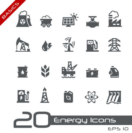 Energy Icons // Basicsのイラスト素材
