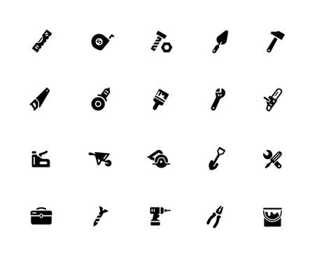 Tools Icon Set - 32px Solidのイラスト素材