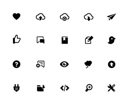 Web and Mobile Icon Set 8 - 32px Solidのイラスト素材