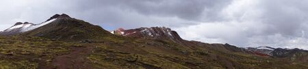 Palccoyo Red Valley in Cusco Peruの写真素材