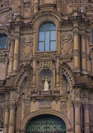 Ancient Cathedral of Cusco Peruの写真素材