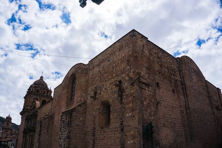 Ancient Cathedral of Cusco Peruの写真素材