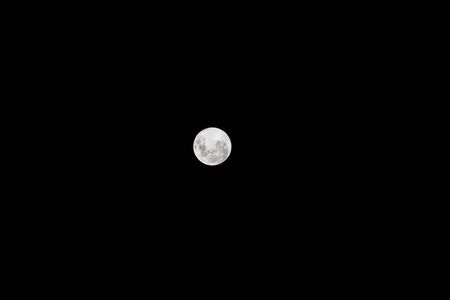Full moon in the sky