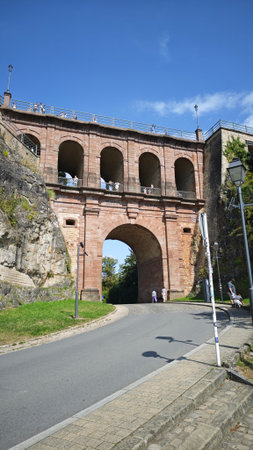 Luxemburg City, Luxemburg europe city vertical photoの写真素材