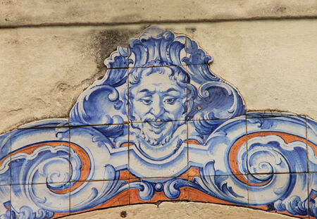 Azulejo  ceramic tile の写真素材