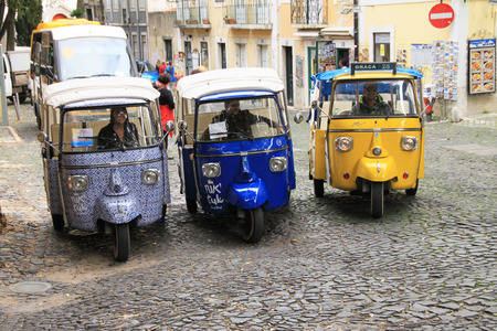 Tuk-tuk in Lisbon  Portugal 