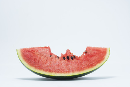Melon isolate on the white backgroundの写真素材
