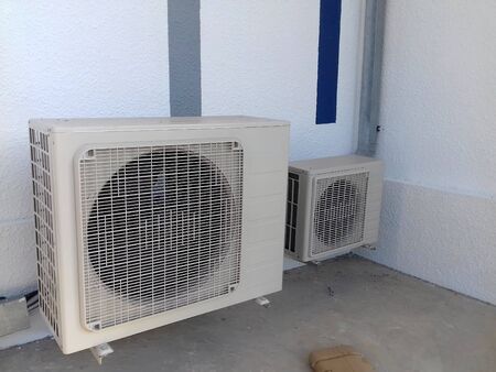 Outdoor Condensor for Air Conditioning Split Unit (ASCU)の写真素材