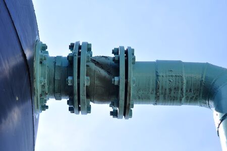 cold water pipeの写真素材