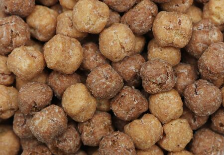 A solid background of kid's breakfast cereal