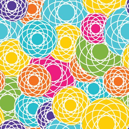 Abstract Seamless Floral Backgroundのイラスト素材