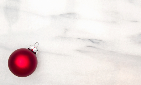 Christmas Background on a Marble Tableの写真素材