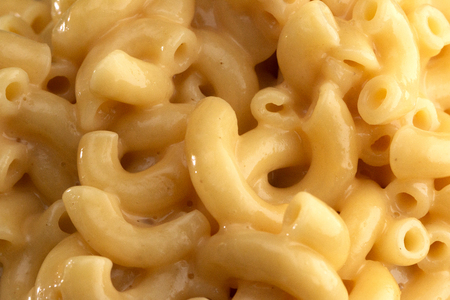 Background of Classic Stovetop Macaroni and Cheeseの写真素材