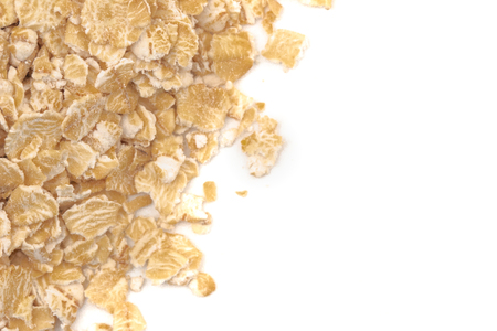 Oats on a White Background