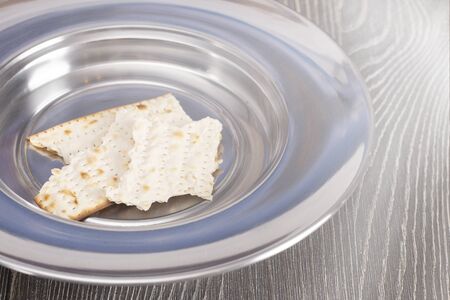 Table Set for Communion or the Lords Supper a Christian Remembrance of Jesus Death