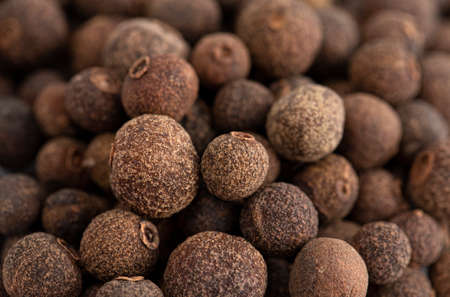 Backgorund of Whole Allspice Berriesの写真素材