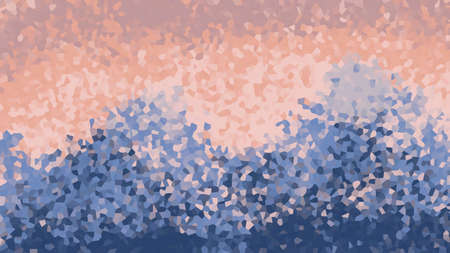 Background with a Crystalized Abstract Landscape Sceneの写真素材