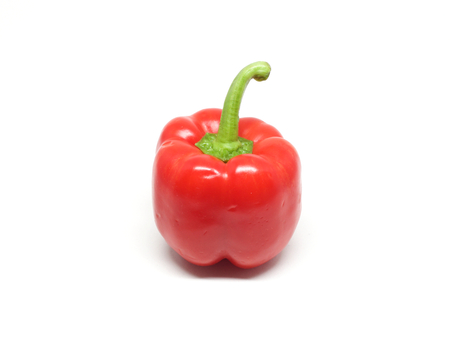 Red bell peppersの写真素材