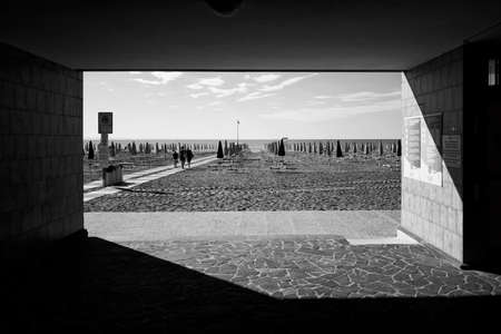 The gateway to the beach of relaxation.