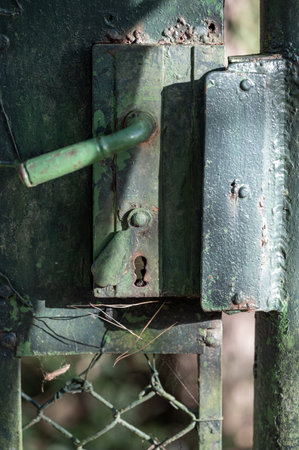 Old Rusty Door Buckle