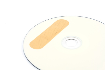 Patched software CD/DVDの写真素材