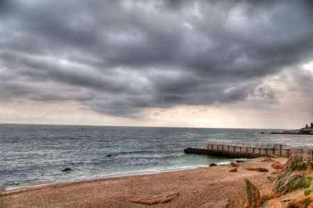 Sea before the storm(HDR- Post Processing)の写真素材