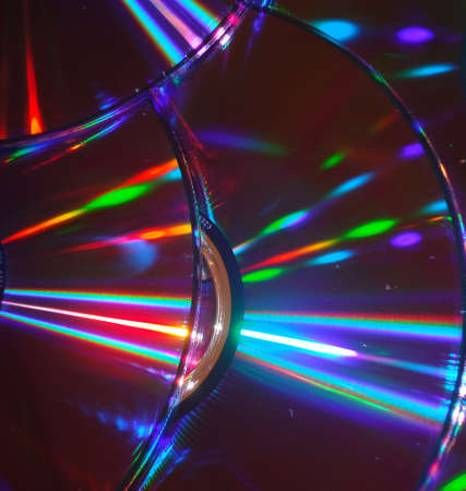 Close-up CD Prismsの写真素材