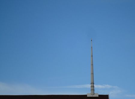 Tall And Slim Steepleの写真素材