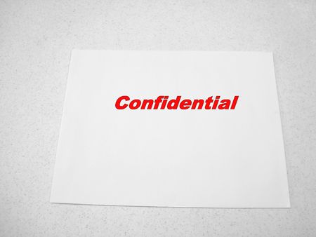 Confidentialの写真素材
