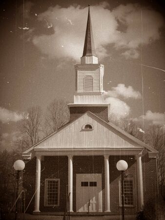 Vintage Church Photoの写真素材