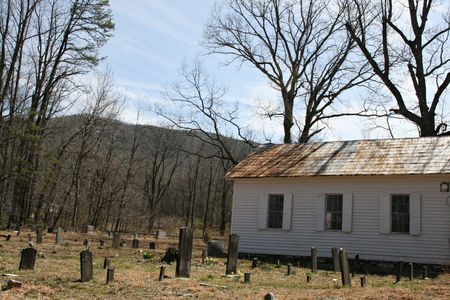 Old Church and Cemetryの写真素材