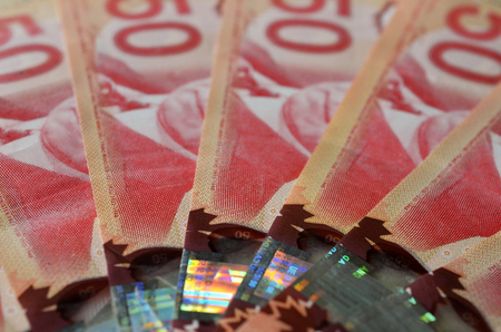 Canadian Moneyの写真素材