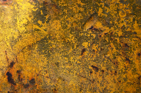 An image of old rusted and damaged metal texture.の写真素材