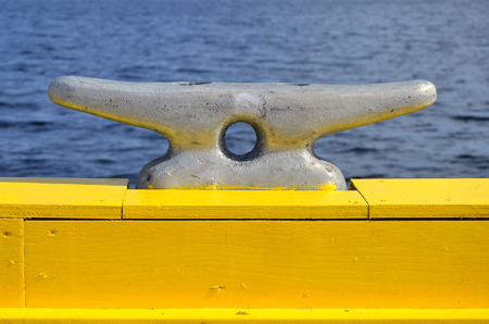 An abstract image of a boat mooring anchor.の写真素材