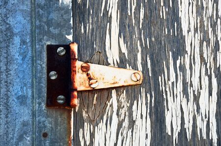 Old Rusted Metal Hinge