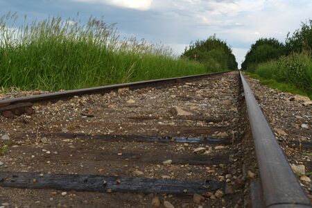 Old Abandoned Train Tracks
