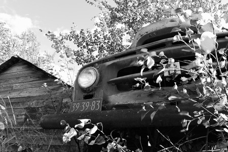 Old Abandoned Truckの写真素材