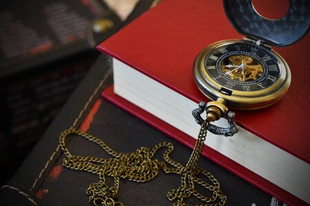 Antique Gold Pocket Watchの写真素材