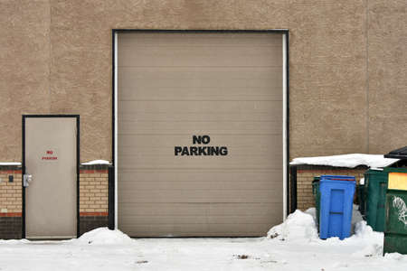 Large Industrial Bay Doorの写真素材