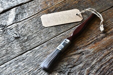 Single Paint Brush with Price Tag