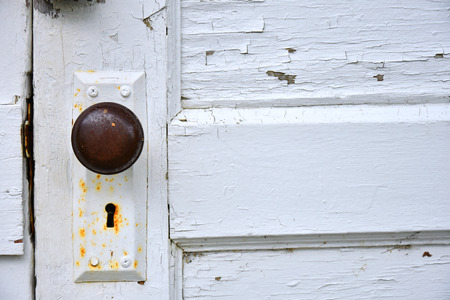 Old Rusted Door Knobの写真素材