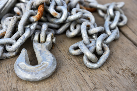 Industrial Tow Chainの写真素材