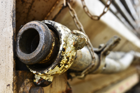 Industrial Hose Backgroundの写真素材