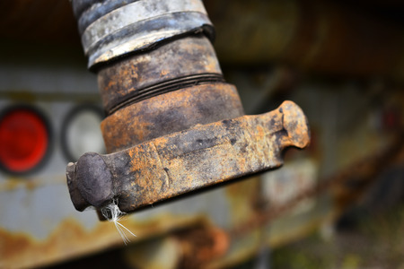 Industrial Hose Connector Backgroundの写真素材