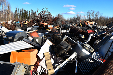Scrap Metal Recyclingの写真素材