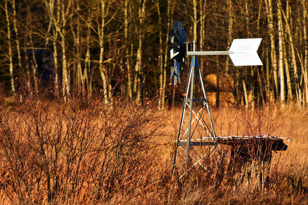 Agricultural Windmillの写真素材