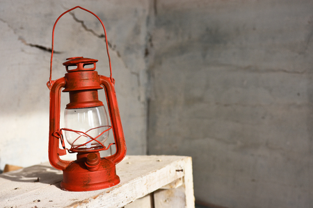 Old Red Lanternの写真素材