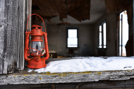 Old Red Lantern