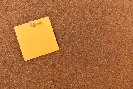 Sticky Note and Cork Board