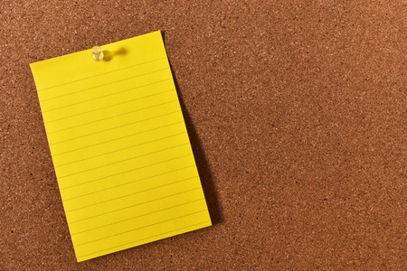 Sticky Note and Cork Boardの写真素材